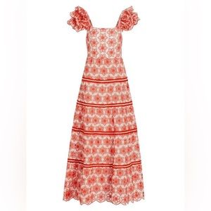 Alice + Olivia Tawny Ruffled Maxi Dress NWT